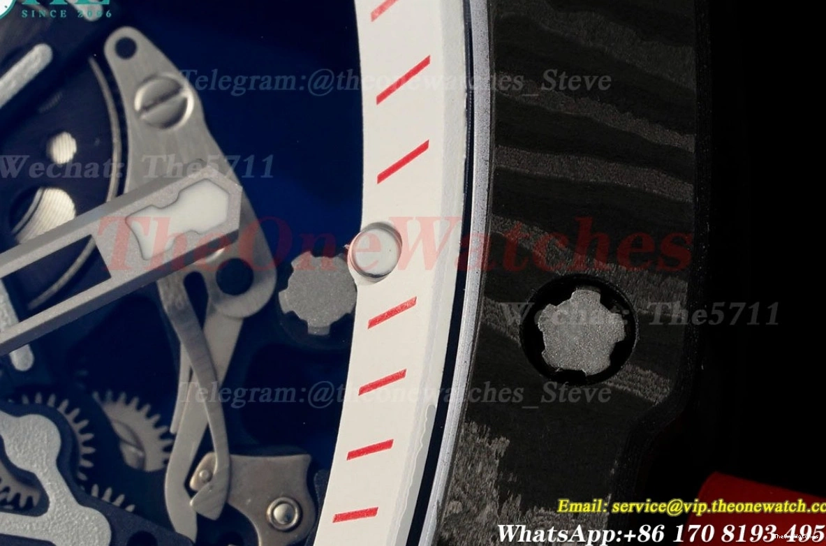 RM055 RU on NTPT Crown Red RMUL2 Clone Super ZF Red Strap Rubber 0406